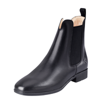 Cavassion 남성 여자 미끄럼방지 승마 숏 부츠 신발, 39, 블랙