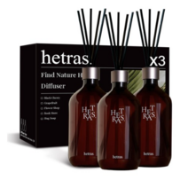 헤트라스 프리미엄 디퓨저 500ml x 3p 세트, 퓨어다우니향, 21개