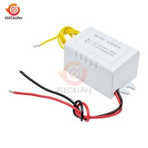 AC-DC 컨버터 100-240V ~ 12V 300mA DC 전원 공급 장치 (W1209 온도 컨트롤러 용) 스텝 다운 벅 트랜스포머, 한개옵션0