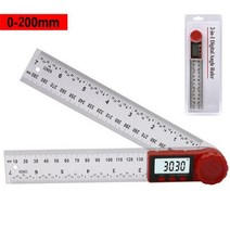 디지털 측정기 0-200mm 0-300mm 각도 경사계 각도 디지털 눈금자 전자 각도계 각도기 각도 파인더 측정 도구, 0-200mm package