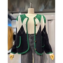 ab.fz 아가일 아웃포켓 가디건 (ABXW4QY44K) US