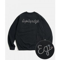 에스피오나지 Fake Stud LS Tee Vintage 블랙