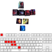리그오브레전드 롤 키캡 세트 LOL 야스오 리신 파이크 카타리나 제드 리븐 가렌 룰루, 요네