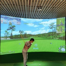 골프연습도구 골프연습네트 300x200cm 실내 골프 시뮬레이터 충격 스크린 센서 체육관 홈 골프 공 목표 운동 디스플레이 흰색 천으로 연습 스크린