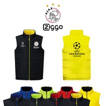 아약스 커스텀 양면 패딩조끼 리버시블 자켓 축구 패딩 단체복 WP81_2223