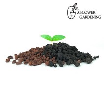 화산석 화산사 화분 분갈이흙 멀칭재 마감재 배수층, 블랙, 중립, 5L