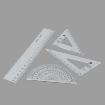 자세트 직각자 직선자 삼각자 제도용품 각도기 세트