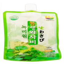 바른씨 국내산 녹미원 참 생와사비 100g, 1개