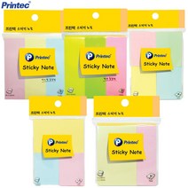 [프린텍] 혼합 스티키노트 포스트잇, A060