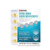 일양약품 초임계 장용성 알티지오메가3 혈중중성지질 rTG kd파마 어취, 알티지오메가3 1곽