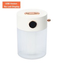 대형 미니 샤오미 가습기 대용량 소형 초음파 Youpin 650ML 휴대용 아로마 디퓨저 4000 안개 메이커 자동차 공기 청정기, White-USB plug in