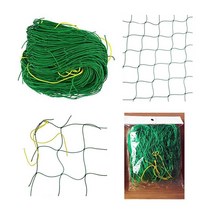 1PC 녹색 네트워크 꽃 정원 지원 그물 덩굴 피튜니아 나일론 격자 화분 식물 그물 성장 울타리 안티 버드 그물 메쉬, 3.6m, 초록, 1개
