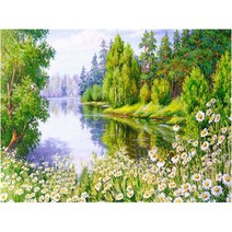 보석 십자수 diy 자수 판매 풍경 그림 전체 광장, 70x50cm, 협력사, y2-2870