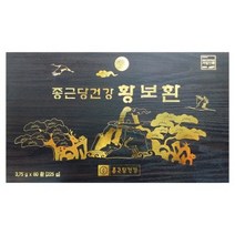 종근당건강 황보환 전통원료 건강 꿀 당귀 산수유 산약 작약 지황 오미자 구기자 산사 천궁 복분자 감초 인삼 녹용 추출액 유백피 침향 1회 1환 고형분 웰빙 가족 이중포장, 60환X1개