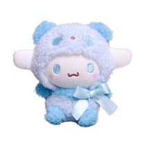 10cm Kuromi 마이 멜로디 Cinnamoroll Kt 고양이 Purin 개 Kawaii 귀여운 애니메이션 플러시 펜던트 소프트 인형 인형 크리스마스 완구 Girl Kid G, 10cm 정도., 시나모롤