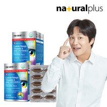 내츄럴플러스 루테인 오메가3 비타민A 60캡슐 2박스(4개월분), 단품, 단품