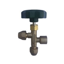 나사가없는 액체 안전 밸브 에어컨 냉매 1/4 quot안전 어댑터 수리 및 불소, [02] With Screw Cap