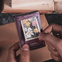 빈티지 우체통 다꾸 스티커, 빈티지숫자