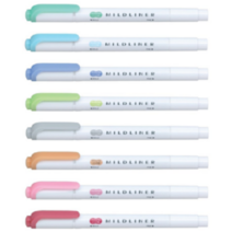 제브라마일드라이너형광펜 일제형광펜 트윈형광펜, MCYA시안