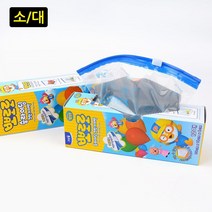뽀로로 아이간식 보관 서있는 지퍼백 매장용 냄새방지 주부용, 대(L)