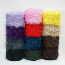 솔잎사 대용량 가디건 겨울 뜨개실 뜨개질 털실 부전모사, 550g, 8.빨강뽀글