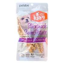 동물농장 군고구마스낵 강아지푸드사료 40g, 8개