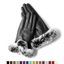 천연 양가죽 하트 렉스털 여자 가죽운전용장갑, 카키