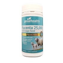 Good Health Placenta 25000+Grapeseed 굿헬스 플라센타 25000 플러스 그래이프씨드 60정, 1개