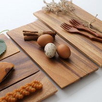 오반자이 아카시아 우드 스시보드 5종 나무쟁반 우드플레이트 나무접시, 아카시아 스시보드 4호