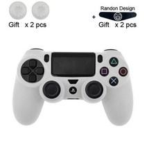 데이터 개구리 소프트 실리콘 젤 고무 케이스 커버 소니 플레이 스테이션 4 PS4 컨트롤러 보호 프로 슬림 게임 패드, 01 번들 1, 04 Transparent