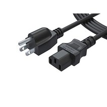 Pwr 6 Ft 3 Prong Ac Power Cord for LCD Tv Plasma DLP LED Monitor 4K Screen: Vizio Samsung Toshiba So, 1