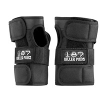 187 Killer Pads 손목 보호대 미디엄 블랙, Small, Black