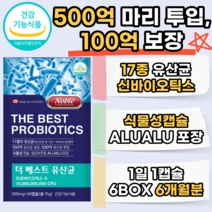 노블 더 베스트 유산균, 30정, 6개