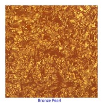 Feiman 셀룰로이드 소재 어쿠스틱 기타 용 빈 시트 Pickguard Self Adhesive 24cm x 품질 스크래치 플레이, 10 bronze pearl