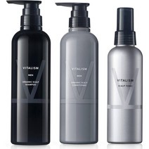 VITALISM 남성용 샴푸 컨디셔너 스칼프토닉 세트
