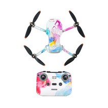 매빅 미니 2 스킨 방수 스티커 바디 DJI 드론 컨트롤러 액세서리 297843, 라이트 그린