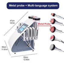 RF Lipo 슬리밍 초음파 지방 흡입 캐비테이션 기계 진공 레이저 무선 주파수 스파 및 가정용 트롤리 포함 6 in 1 40K, 빅 KIM8