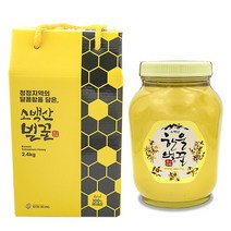 한울벌꿀 국내산 아카시아꿀 사양벌꿀 2.4kg, 옵션1 : 노랑포장 2.4kg, 1개
