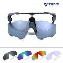 트라이브 오클리 죠브레이커 교체 리필 호환 렌즈, 01)미드나잇 스모크 S101