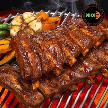 케이쿡 [케이쿡] 숯불구이향 바베큐 폭립 400g × 2팩, 단일옵션