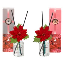 FCX 크리스마스 포인세티아 선물세트 디퓨저1+1, 05_빅포인세티아핑크갭병, 라벤더