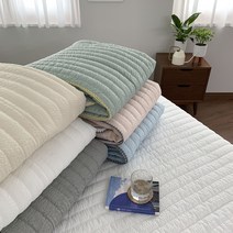 고급스런 여름이불세트 칵테일 시어서커 모달 여름 줄누빔이불 스프레드 패드