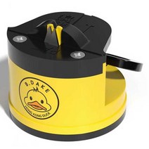 앵글조절식가위갈이 숯돌 가위갈이 칼가는기계, 작은노란색오리칼깍개