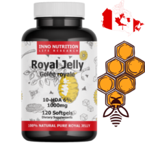 캐나다 프리미엄 생 로얄젤리 1000mg 120캡슐 직구, 1병