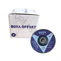 [디어포스] 4인치연마석 후렉시블 옵셋 BORA FLEXIBLE 철스텐겸용 두께2.7T 내경 16, 60방