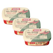 CJ 장 해찬들 100% 우리쌀 태양초 고추장 비빔밥 매운고추장 200g 3개 1세트, 14세트