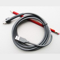 바코드 qr 스캐너 리더기 무선 택배 휴대용 USB 케이블 CBA-U01-S07ZAR 2m 7ft Symbol Motorola Zebra LS22, 한개옵션0