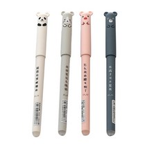 펜마우스 무선 마우스 4 개대 kawaii 돼지 곰 고양이 지울 수있는 젤 펜 학교