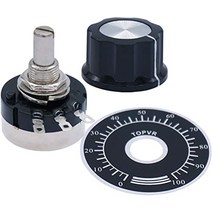 타이스 모멘터리 푸시 버튼 스위치 22mm 전위차계 포텐션미터 3개, 단일상품개