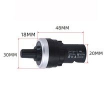 LA42DWQ-22 1K 2K 5K 22mm 직경 냄비 회전식 전위차계 변환기 거버너 arduino 용 인버터 저항 스위치, 06 20 천개 옴